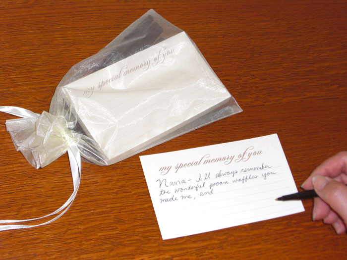 memorial service cards