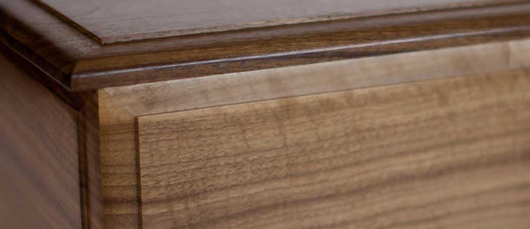 Rustic Wood Cremation Urns Made in the USA