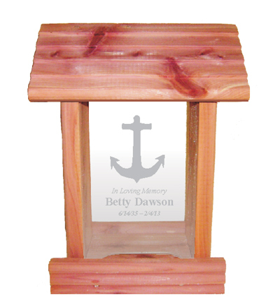 Sailboat Memorial Bird Feeder