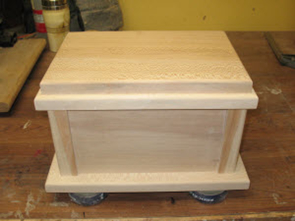 Beautiful Carved Fair Trade Three Compartment Design Wooden Box The Online Bazaar