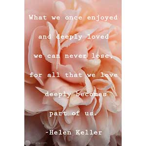 Funeral Poetry - Helen Keller