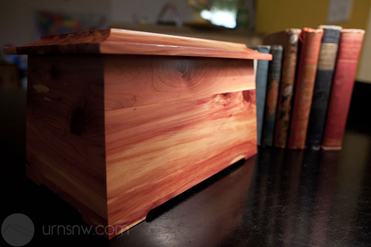 Wooden Cedar Urn
