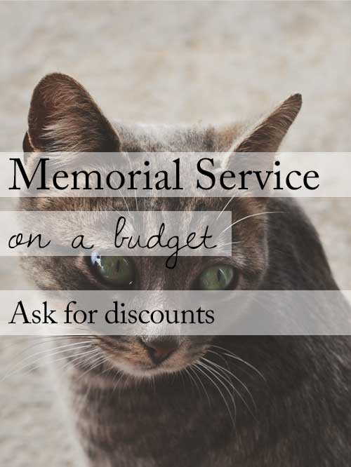 Budget friendly memorial service ideas