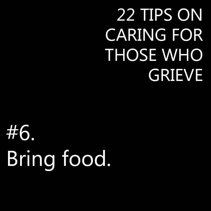 Caring for those who grieve