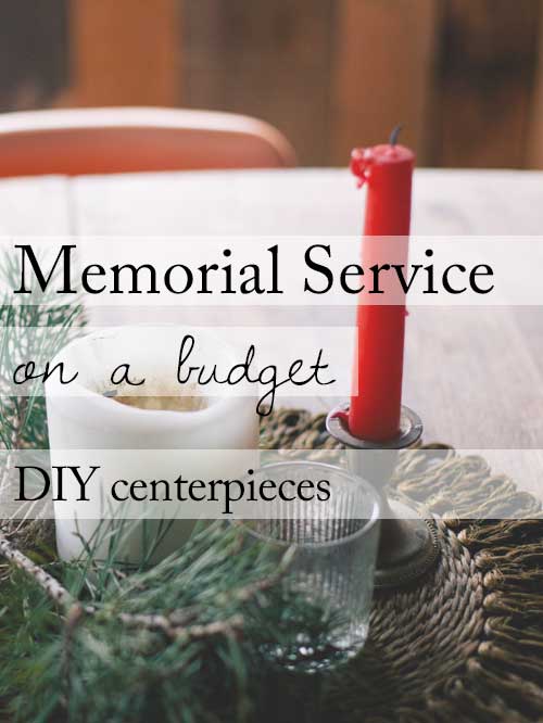 Memorial Service Reception on a Budget