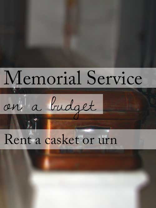 Keep your funeral or memorial affordable