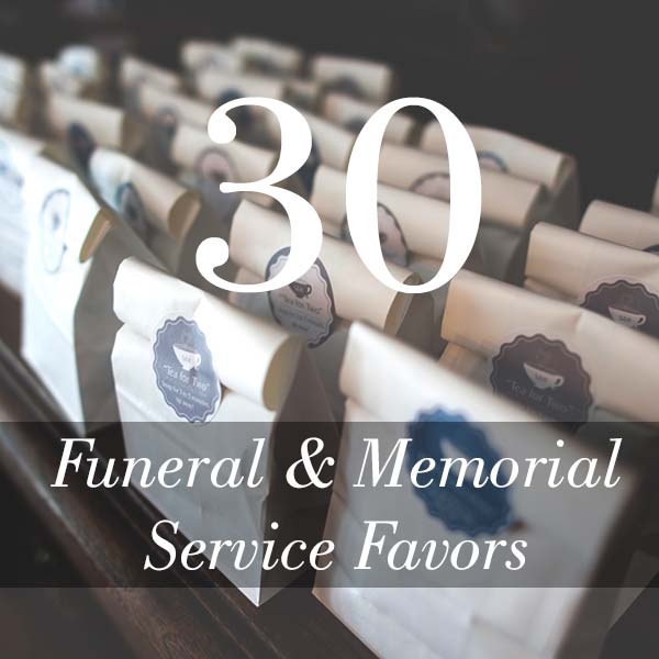 Memorial Service Favor Ideas