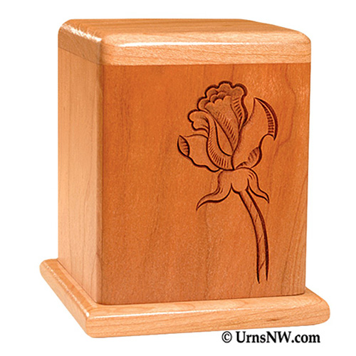 Cherry Keepsake Urn Rose