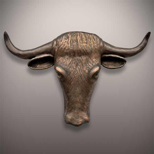 Wall Mounted Cowboy Cremation Urn