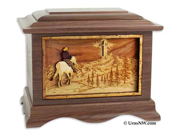 Christian Cowboy Urn