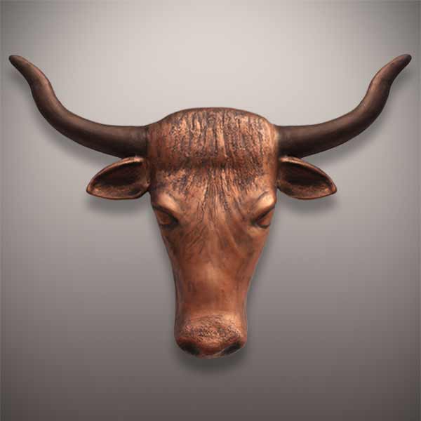 Cowboy Cremation Urns: Texas Longhorn
