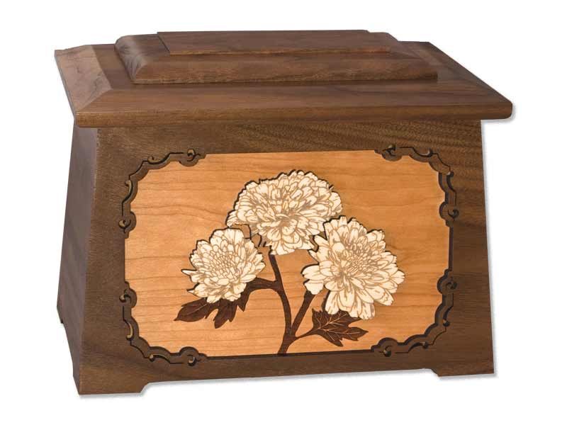 Flower Cremation Urn