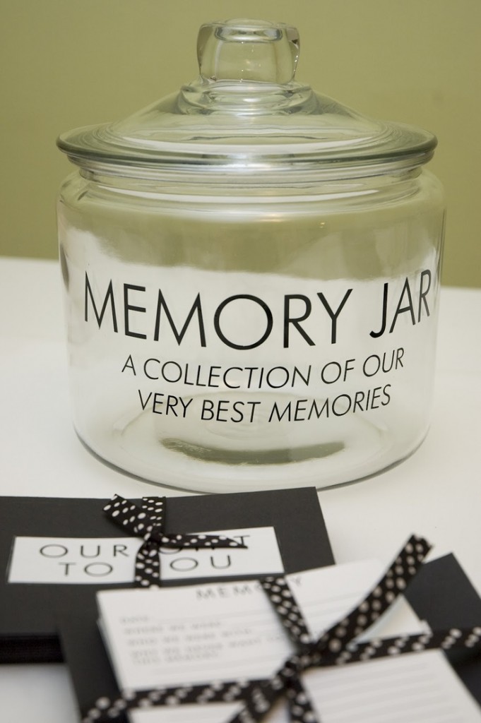 Keepsake memory jar