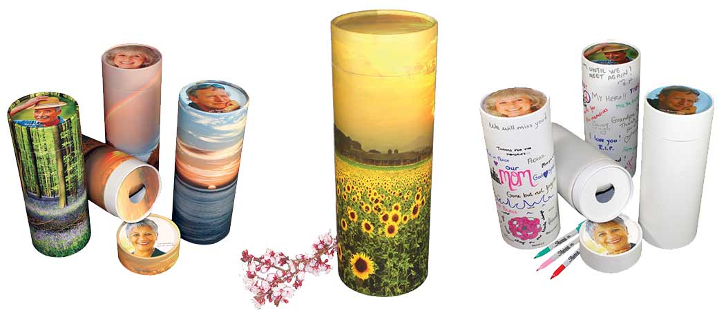 Scattering ashes with urn tubes