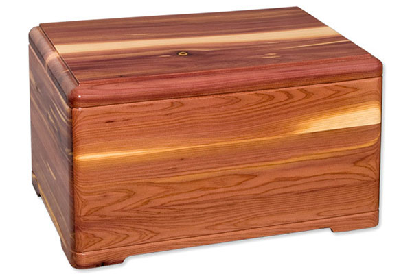 Cedar Wood Cremation Urn