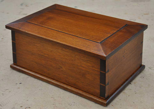 Beautiful wooden cremation urns