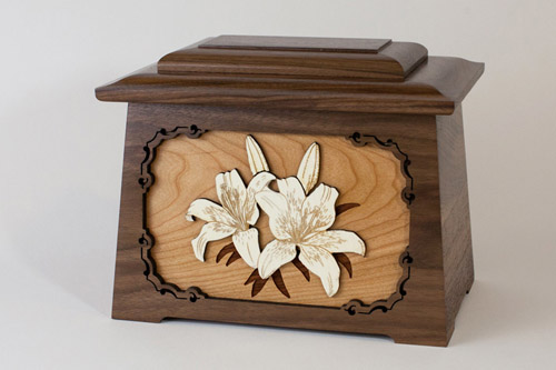 Floral Art Inlay Memorial