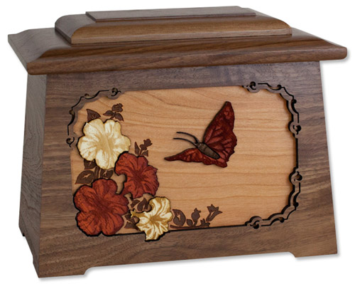 Walnut Cremation Urn