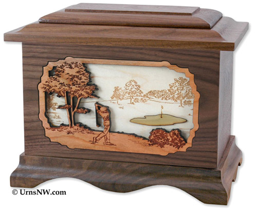 Wooden Cremation Urn