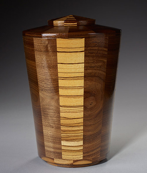 Zebrawood Cremation Urn