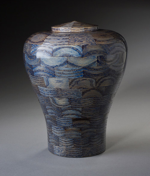 Oak Wood Cremation Urn