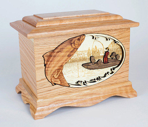 Wood Cremation Urn