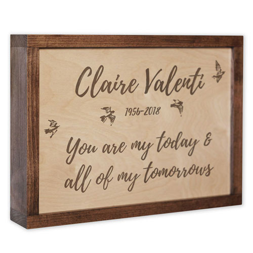 Custom Wall Mounted Cremation Urn