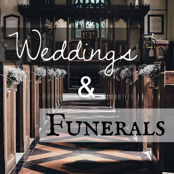 Weddings and Funerals: How they are surprisingly similar