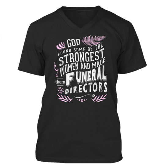 Funeral Director T-Shirt - Womens