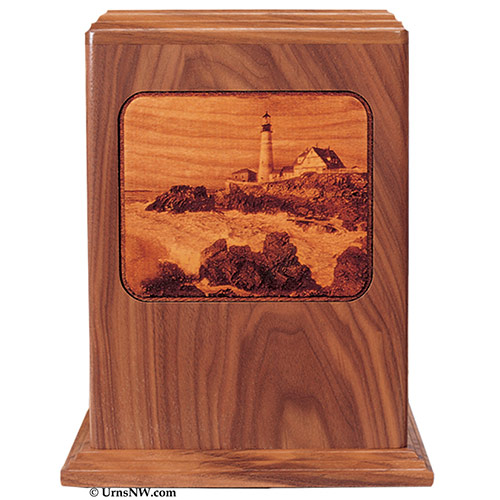 Wood Lighthouse Urns