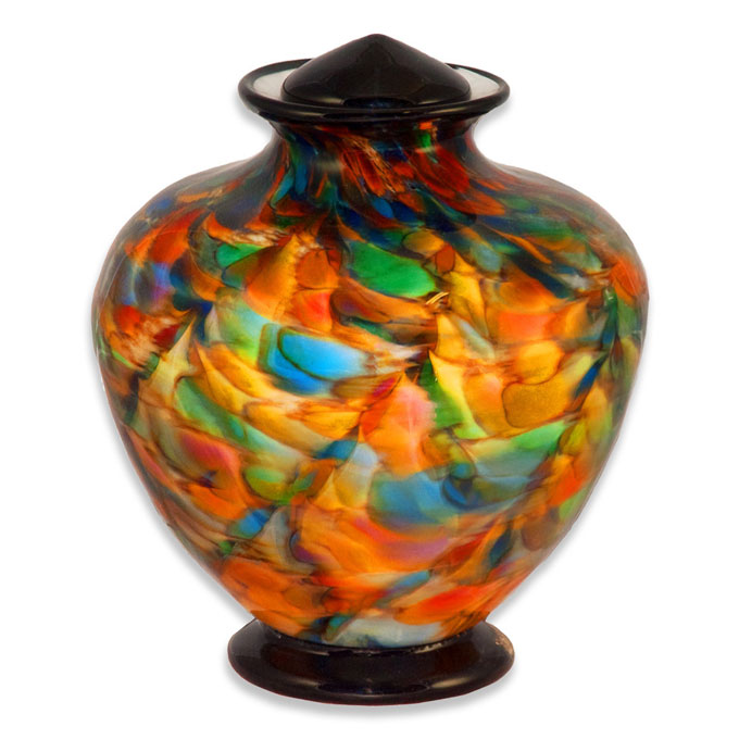 Handblown Glass Art Funeral Urns