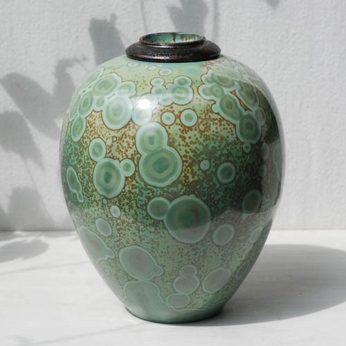 Green Cremation Urns - Green Bubbles