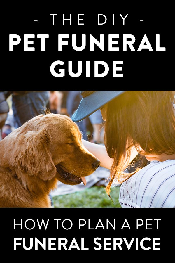 How to plan a pet funeral or memorial service