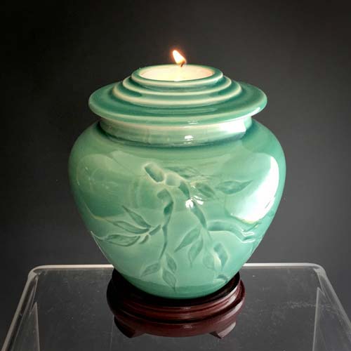 Tealight Candle Cremation Urns to Light a Candle in Memory of a Loved One
