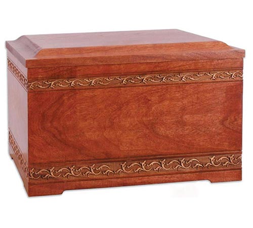 Solid Wood Cremation Urns in Cherry Wood