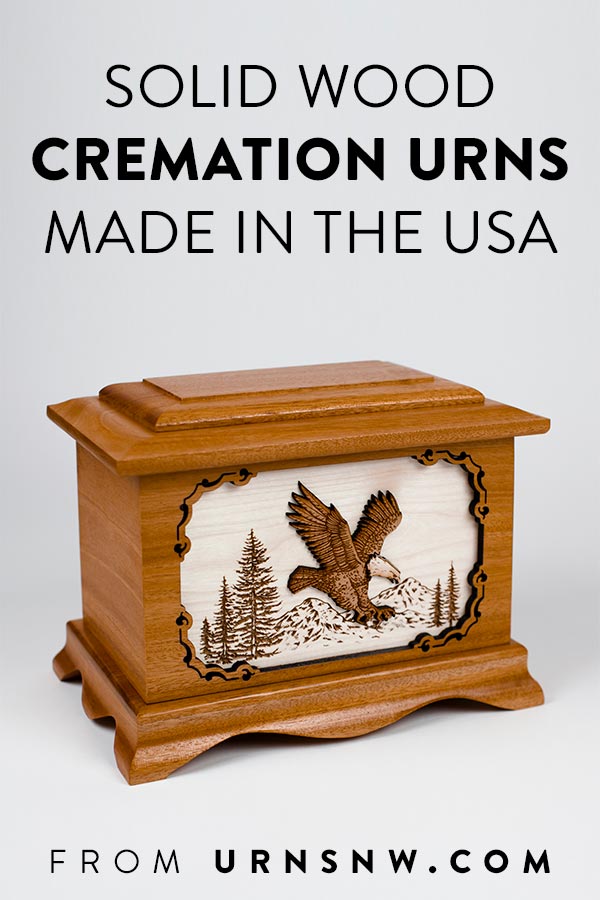 Premium real wood urns made in the USA