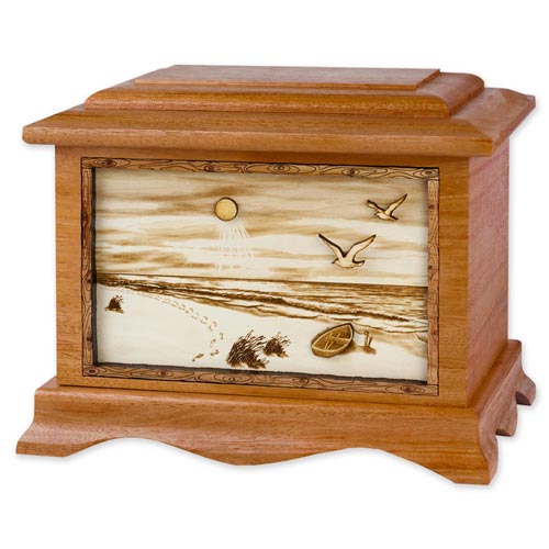 Solid Wooden Cremation Urns Made in the USA