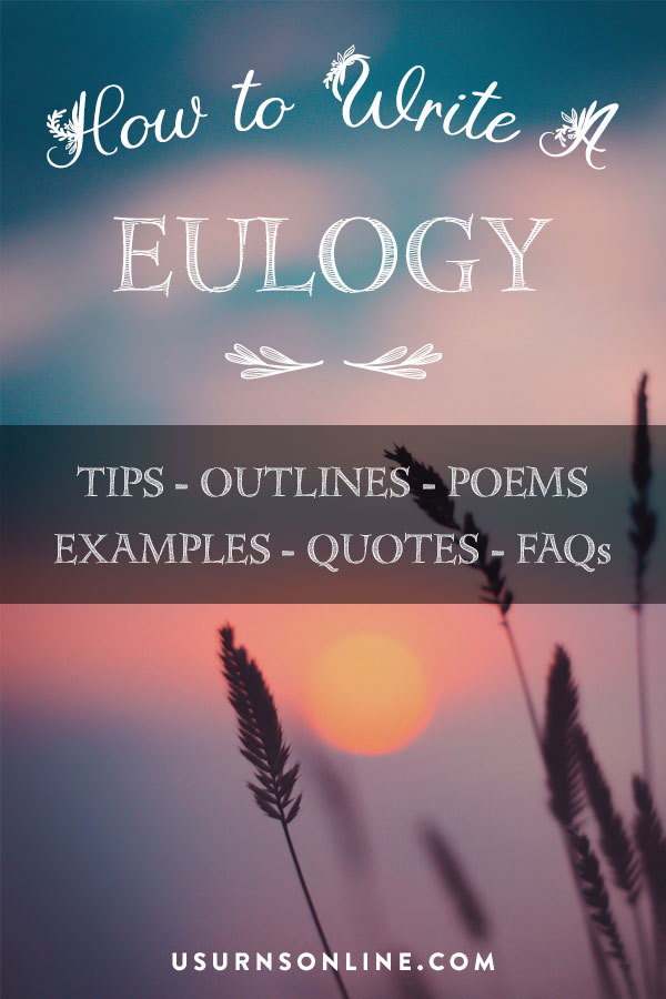 How to Write a Eulogy