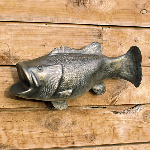 Fish Urns for Ashes - Wall Mounted Bass Fish Bust