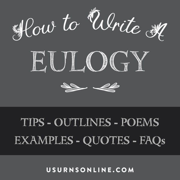 How To Write A Eulogy Urns Online