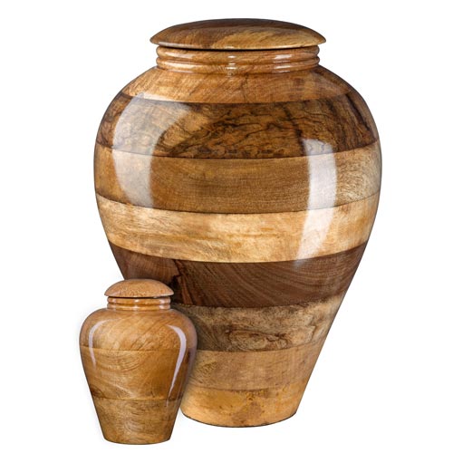 Mango Wood Cremation Urn