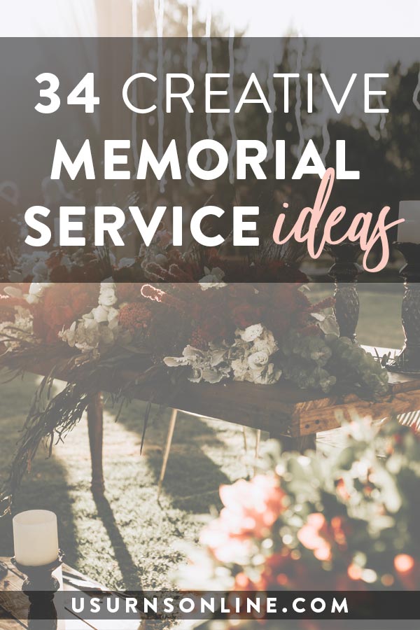 34 Creative Memorial Service Ideas Urns Online