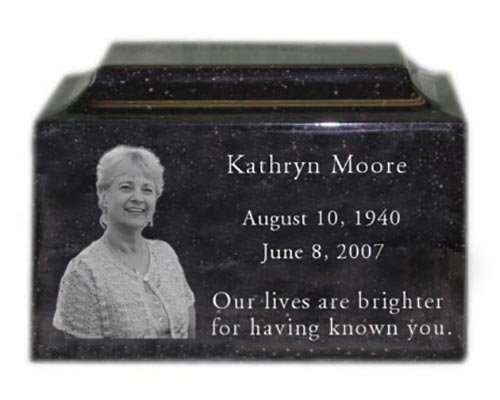 Photo Cremation Urn Memorial