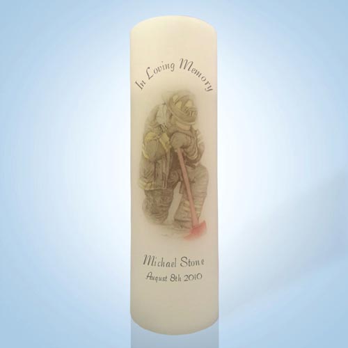 Memorial Service Ideas: Custom Candles