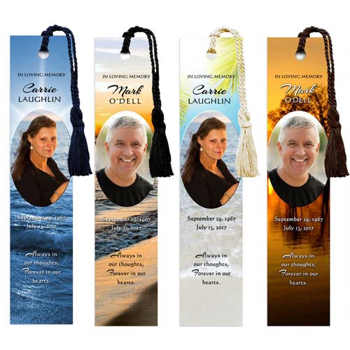 Funeral Favors- Personalized Bookmarks