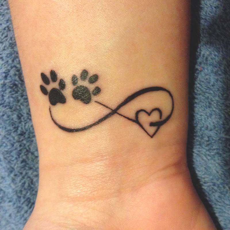 Pet memorial tattoos - Infinity