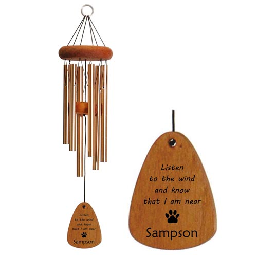 Sympathy Wind Chime for Pet Loss