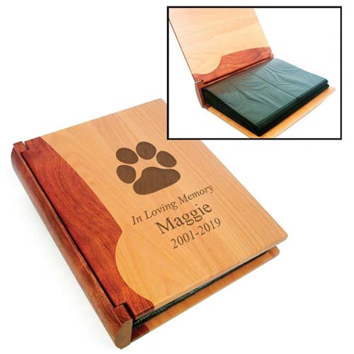 Engraved Photo Album to Honor Your Pet