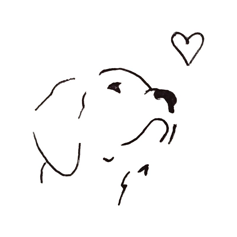 12 Dog Outline Tattoo Ideas To Inspire You  alexie