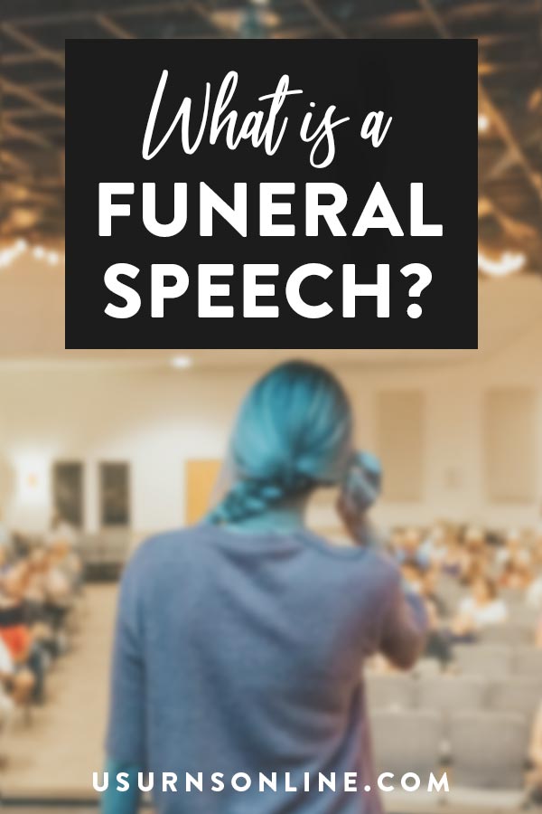 speech on funeral service